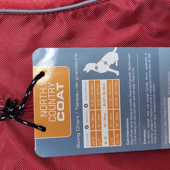 Kurgo Dog Nwt Kurgo Red Dog North Country Coat Led Light Reflective Medium Poshmark